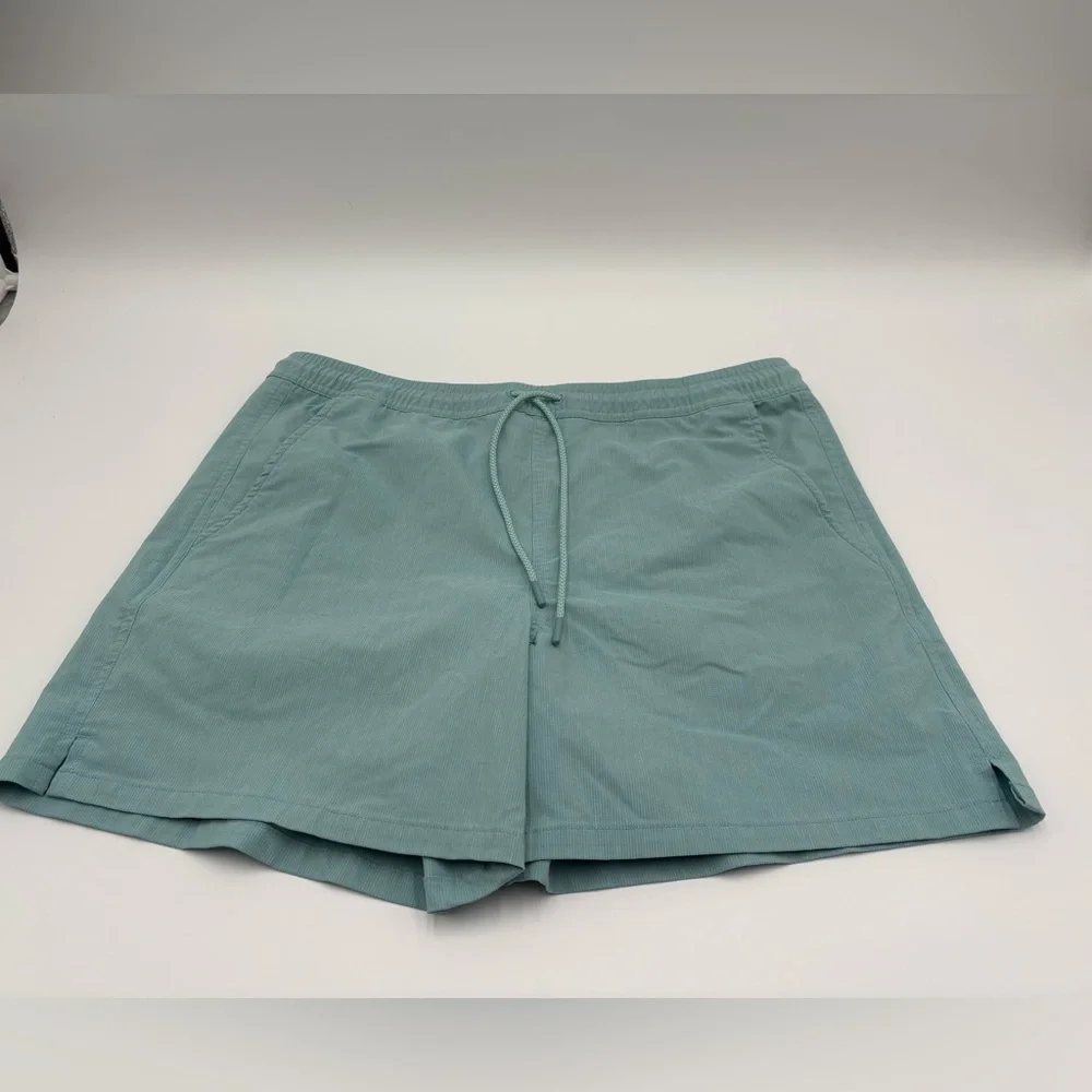 Athleta‎ Marin Board Shorts Teal Swim Shorts Medium 5” Inseam - Picture 11 of 15